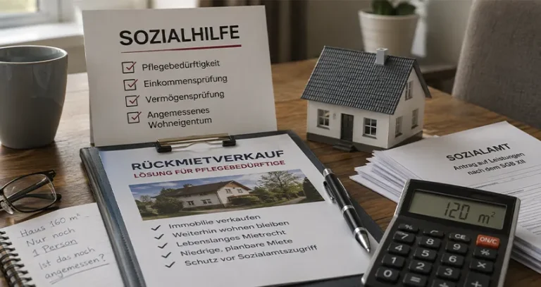 Pflegebedürftig im zu großen Eigenheim: Die Lösung per Rückmietverkauf
